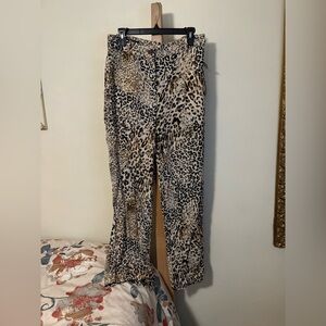Zara Animal Print Trousers